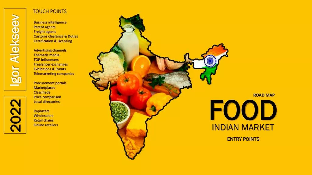 фотография продукта Экспорт продуктов питания в индию 